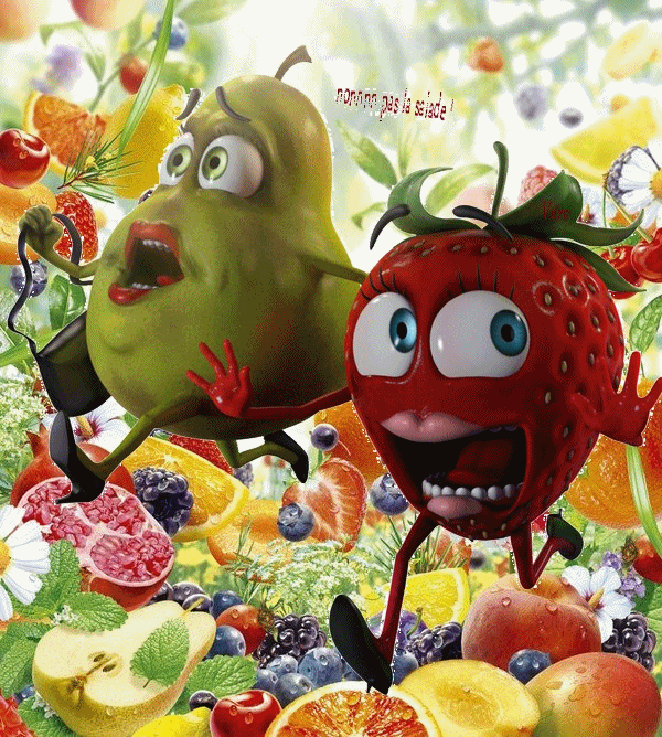 noonnn pas la salade de fruits
