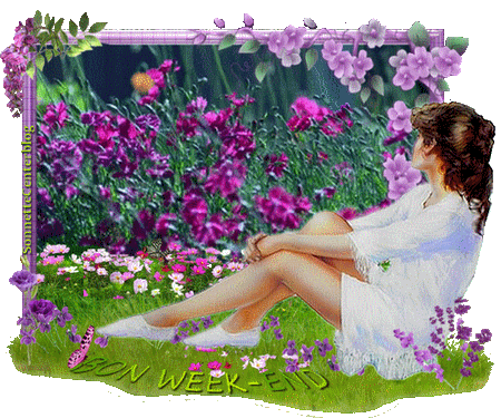 bon-weekend-femme-fleurPSonnetteCenterblog.gif